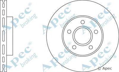 APEC BRAKING dsk2203 -  Тормозной диск
